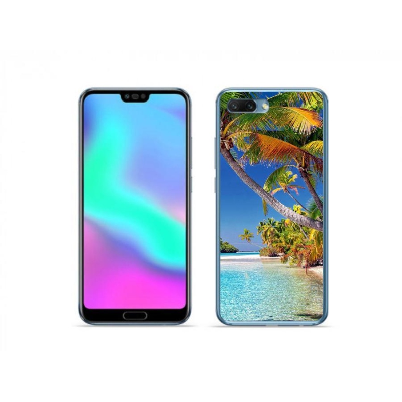 Gélový obal mmCase na mobil Honor 10 - morská pláž