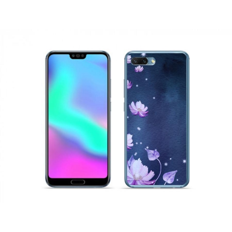 Gélový obal mmCase na mobil Honor 10 - padajúce kvety