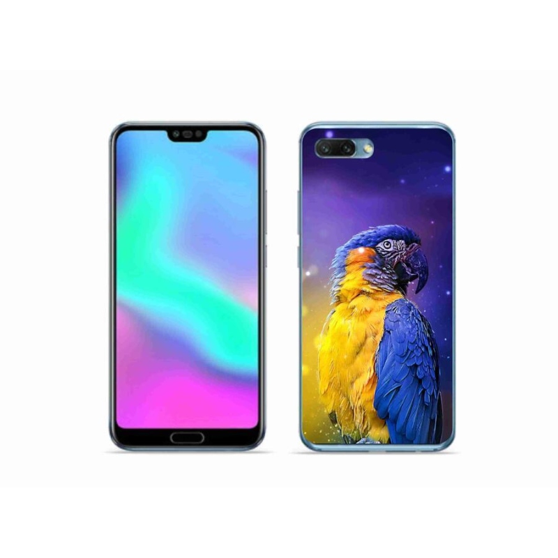 Gélový obal mmCase na mobil Honor 10 - papagáj ara 1