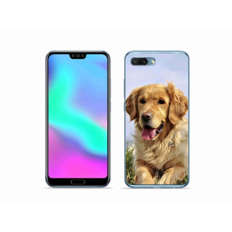 Gélový obal mmCase na mobil Honor 10 - zlatý retriever