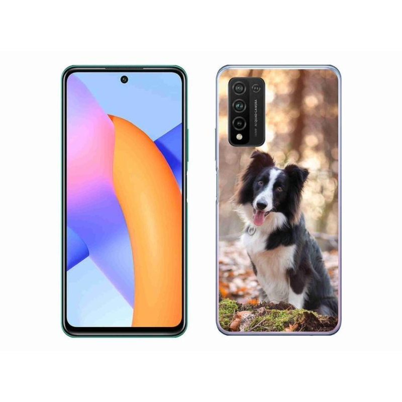 Gélový obal mmCase na mobil Honor 10X Lite - border kólie 1