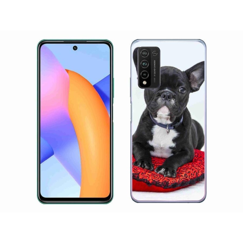 Gélový obal mmCase na mobil Honor 10X Lite - buldog