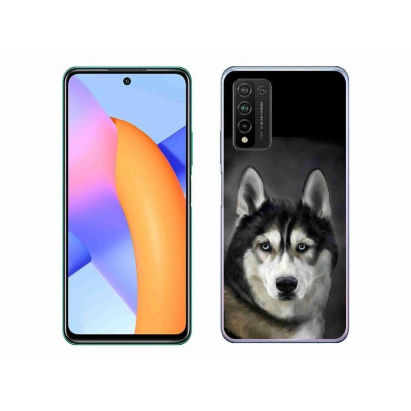 Gélový obal mmCase na mobil Honor 10X Lite - husky