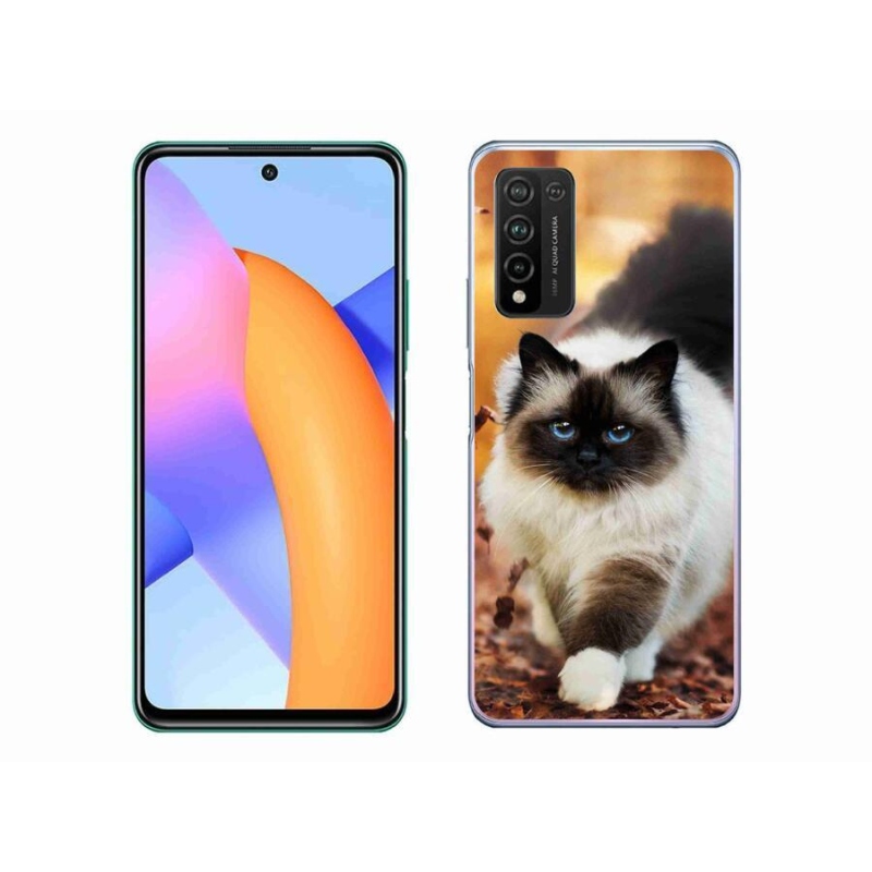 Gélový obal mmCase na mobil Honor 10X Lite - mačka 1