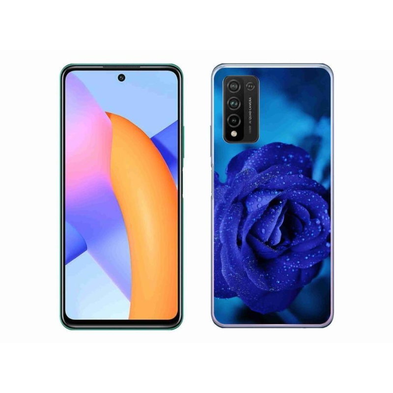 Gélový obal mmCase na mobil Honor 10X Lite - modrá ruža