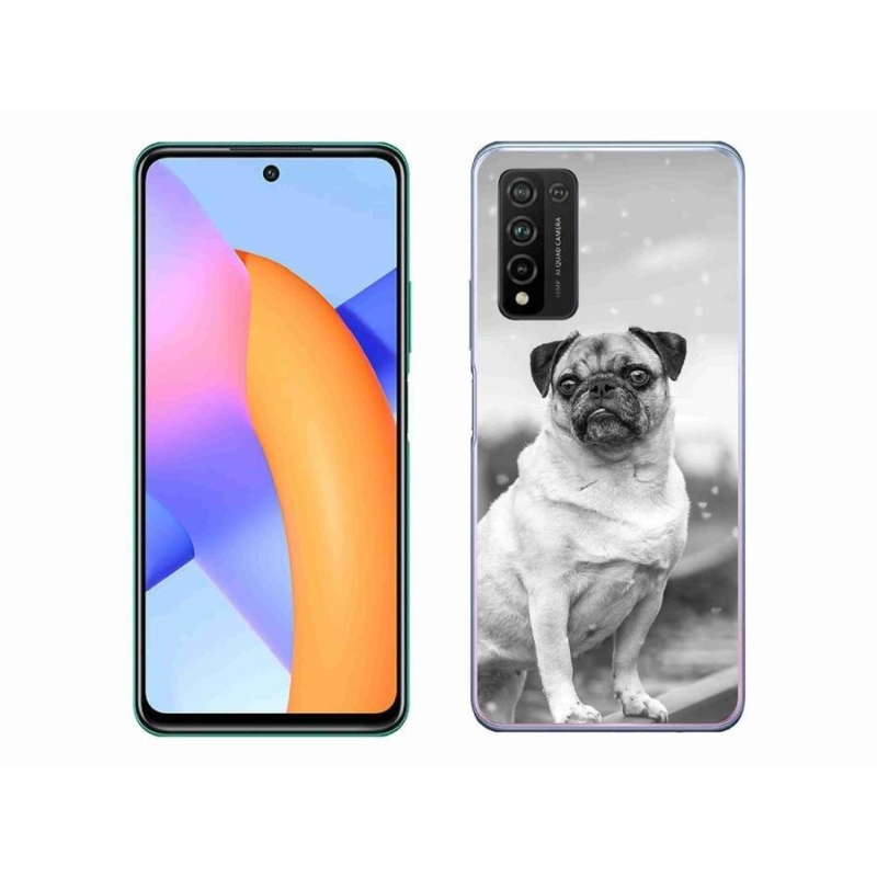 Gélový obal mmCase na mobil Honor 10X Lite - mops