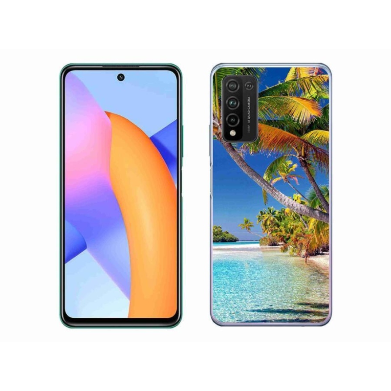 Gélový obal mmCase na mobil Honor 10X Lite - morská pláž