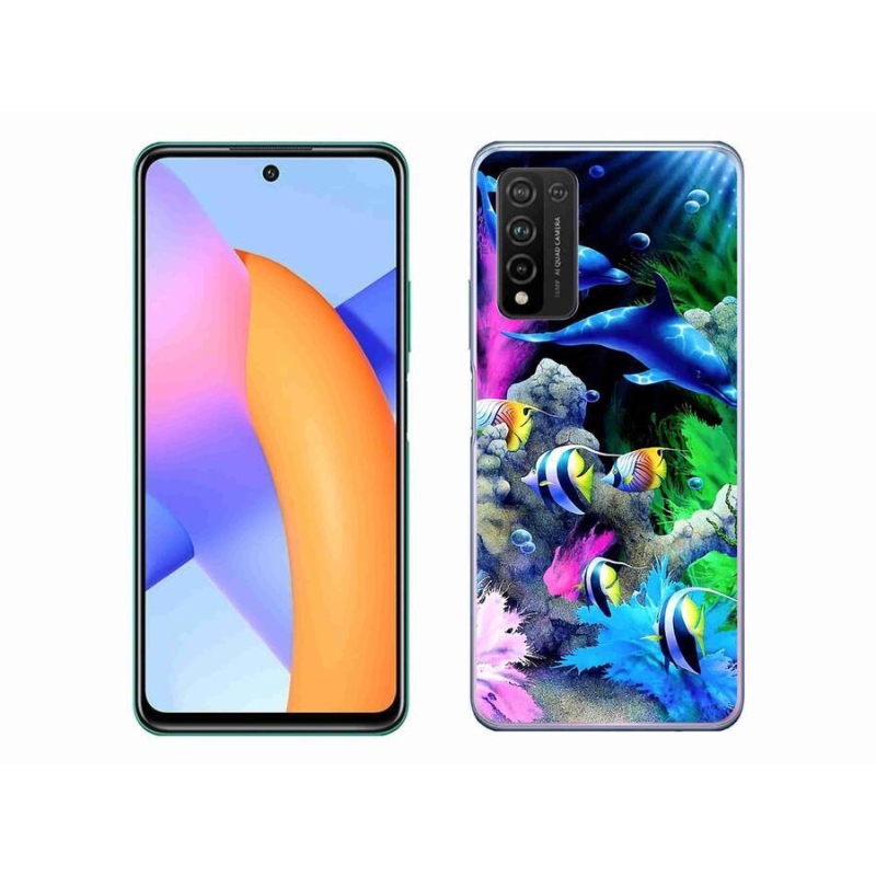 Gélový obal mmCase na mobil Honor 10X Lite - morský svet