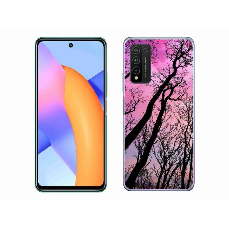 Gélový obal mmCase na mobil Honor 10X Lite - opadané stromy