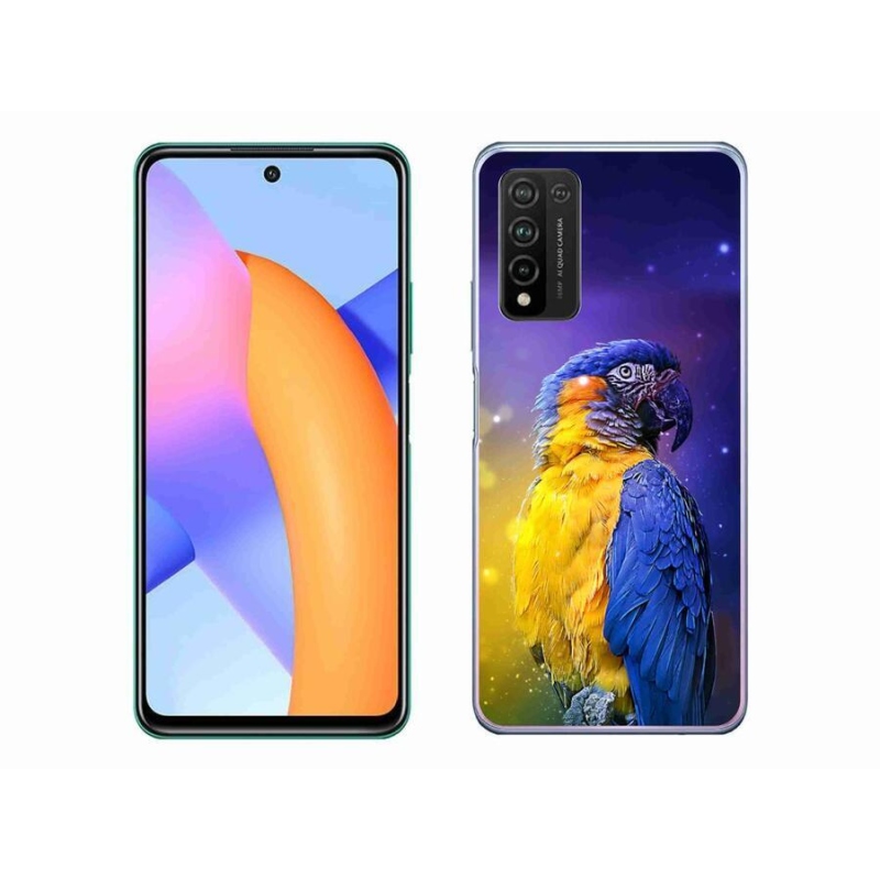 Gélový obal mmCase na mobil Honor 10X Lite - papagáj ara 1