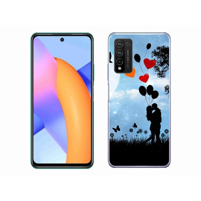 Gélový obal mmCase na mobil Honor 10X Lite - zamilovaný pár