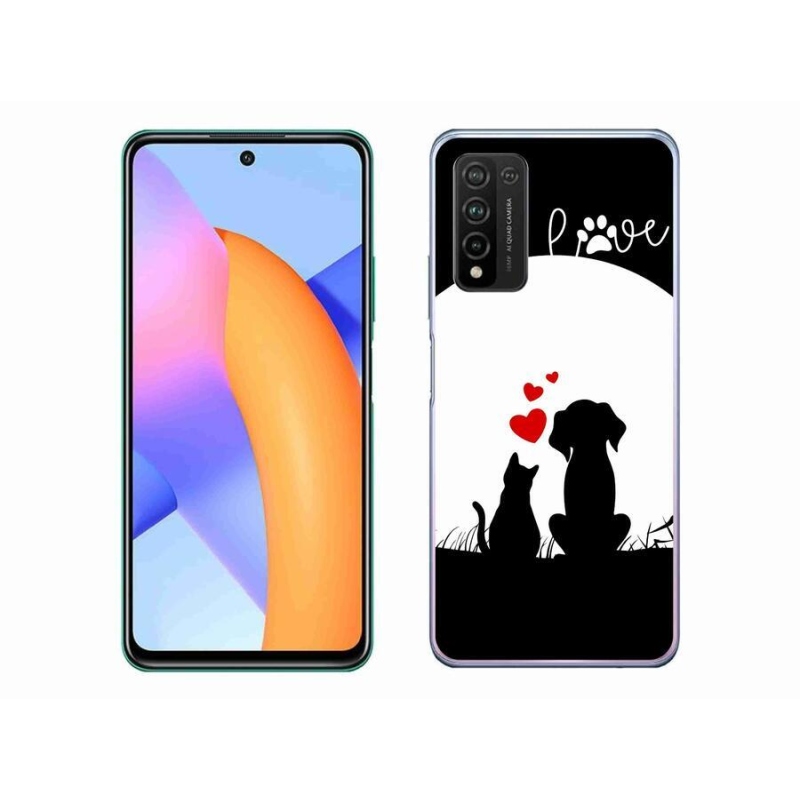 Gélový obal mmCase na mobil Honor 10X Lite - zvieracie láska