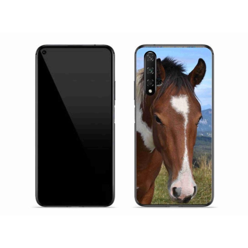 Gélový obal mmCase na mobil Honor 20 - hnedý kôň