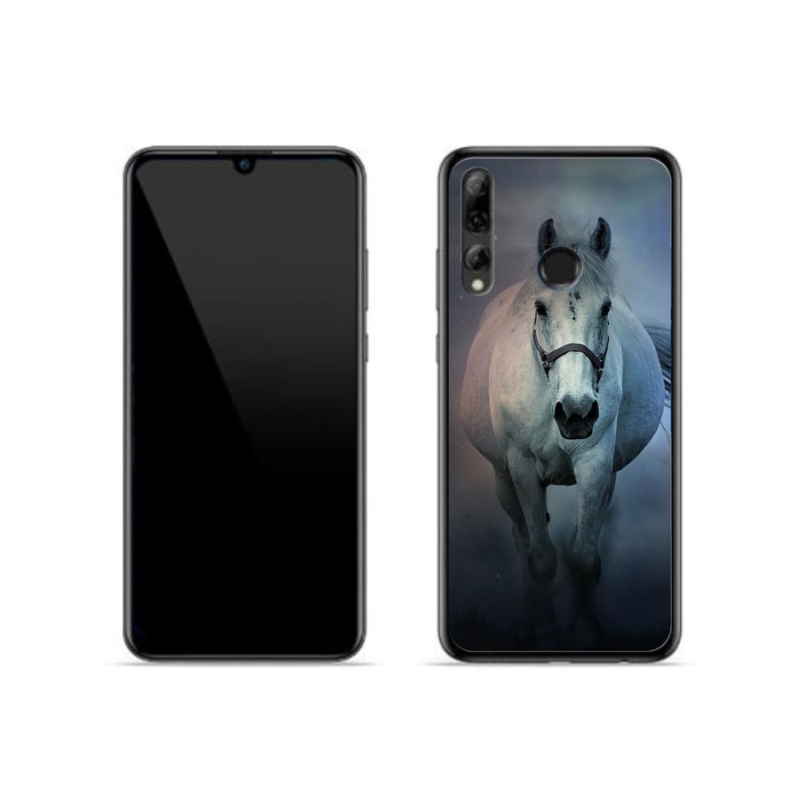 Gélový obal mmCase na mobil Honor 20 Lite - bežiaci biely kôň