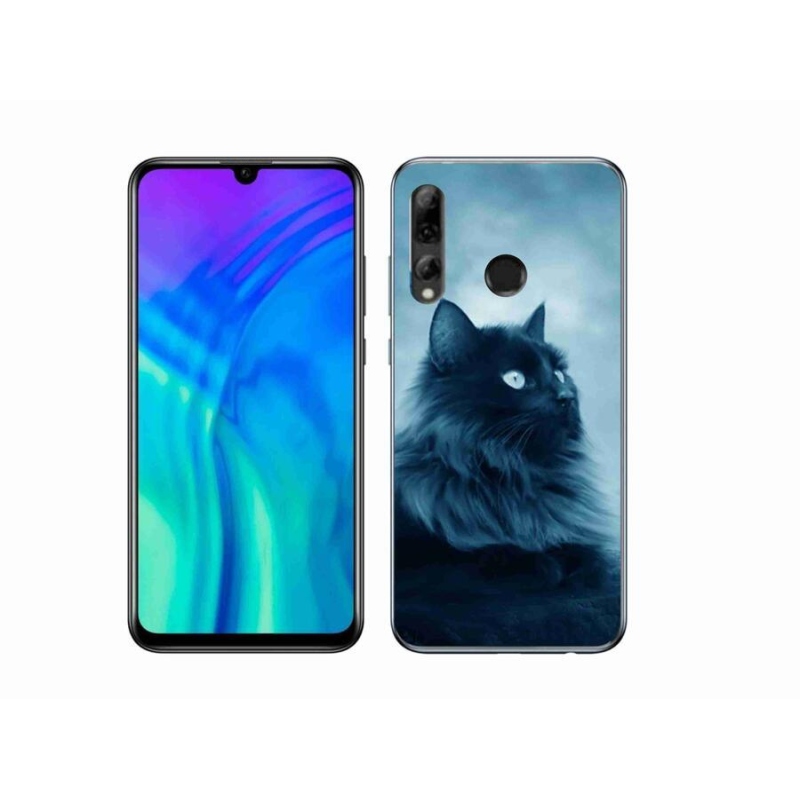 Gélový obal mmCase na mobil Honor 20 Lite - čierna mačka 1