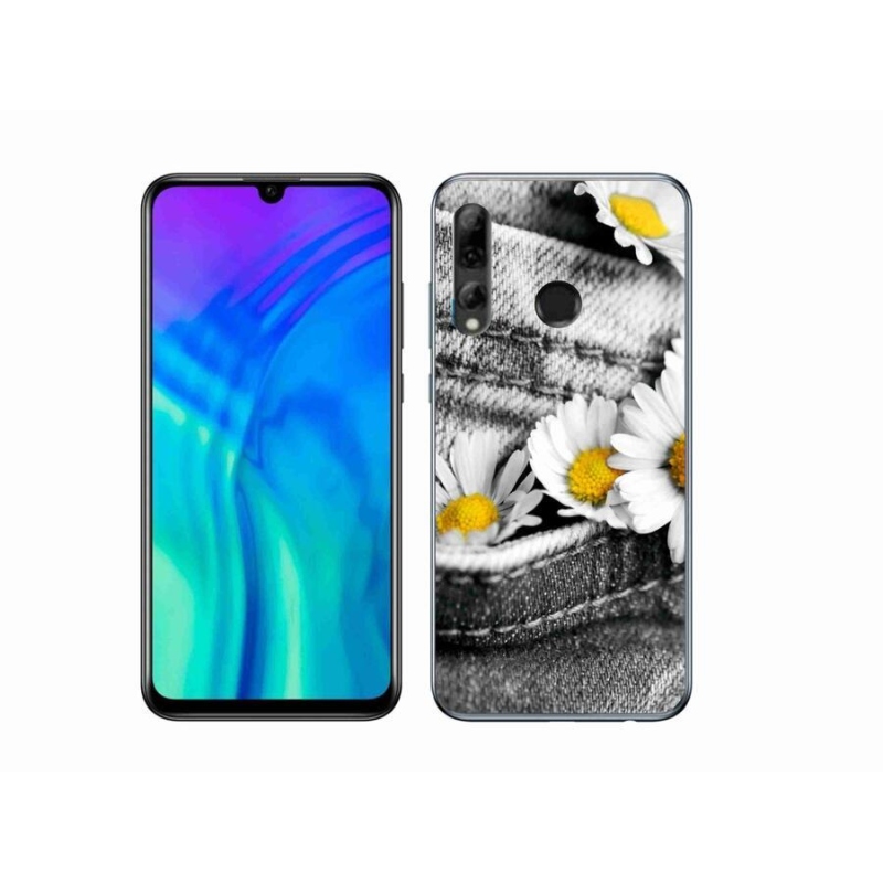 Gélový obal mmCase na mobil Honor 20 Lite - margaréty