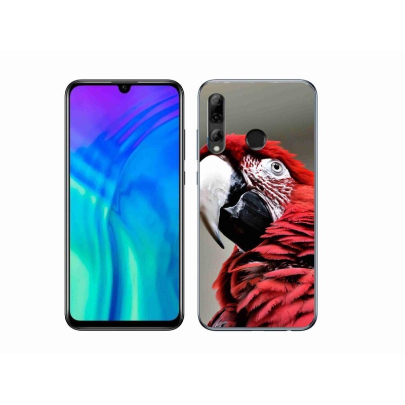 Gélový obal mmCase na mobil Honor 20 Lite - papagáj ara červený