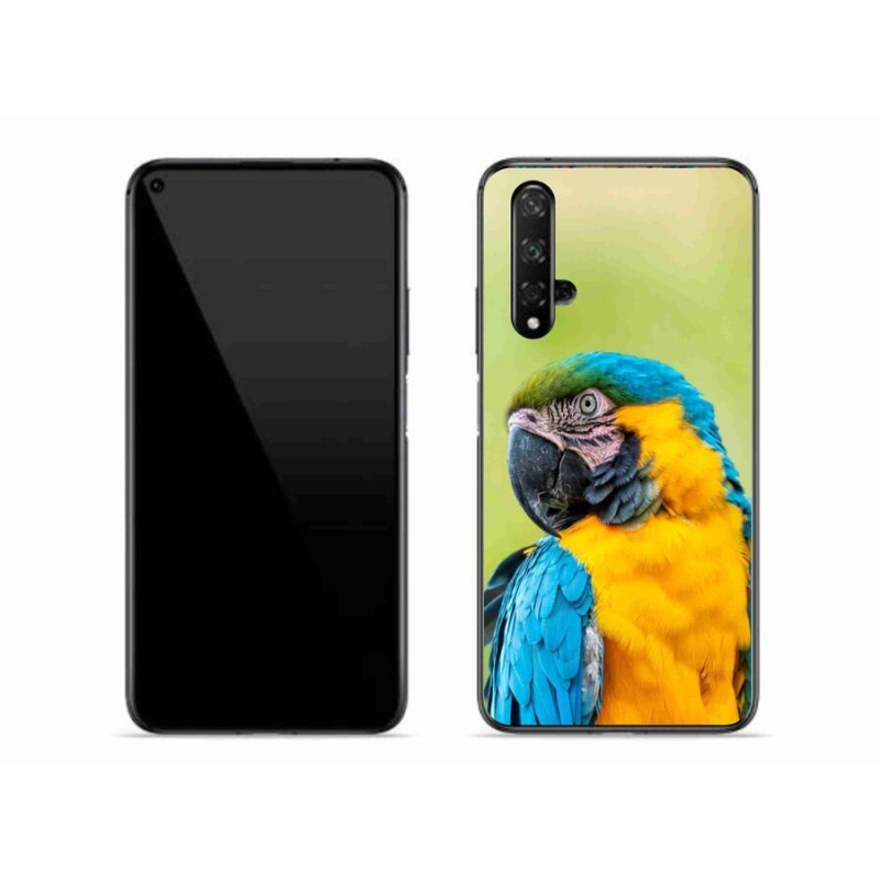 Gelový obal mmCase na mobil Honor 20 - papoušek ara 2