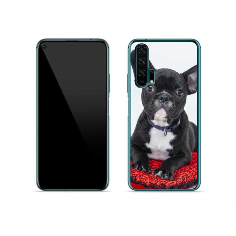 Gélový obal mmCase na mobil Honor 20 Pro - buldog