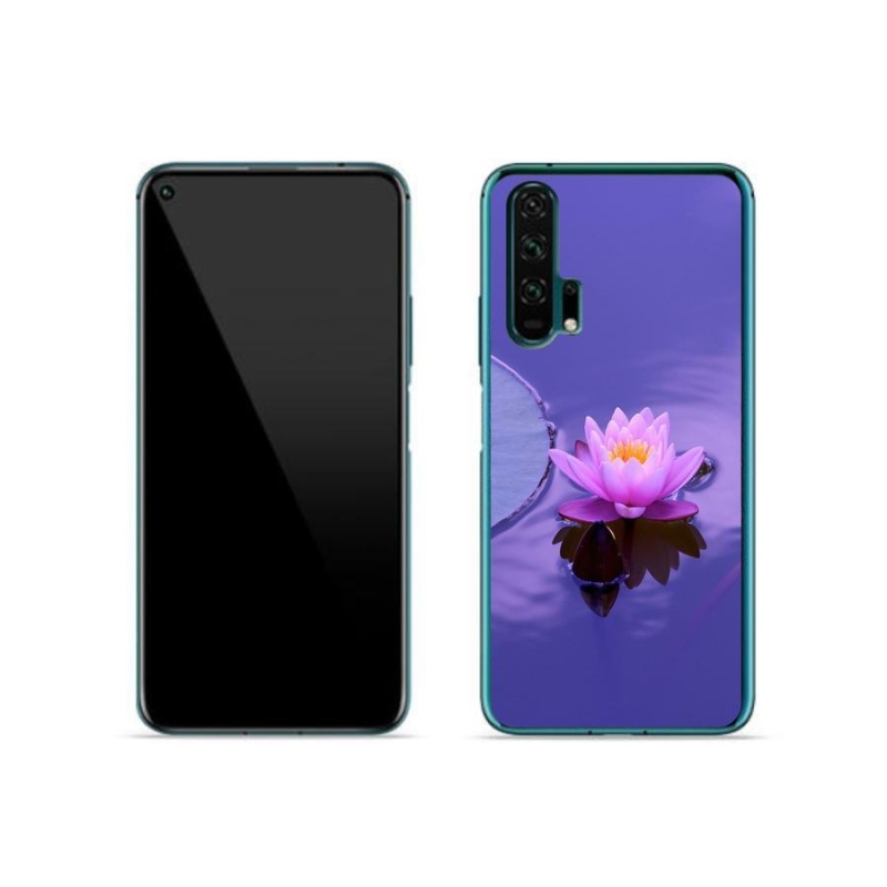 Gelový obal mmCase na mobil Honor 20 Pro - květ na hladině