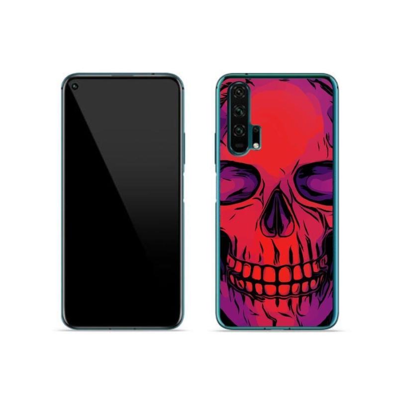 Gelový obal mmCase na mobil Honor 20 Pro - lebka