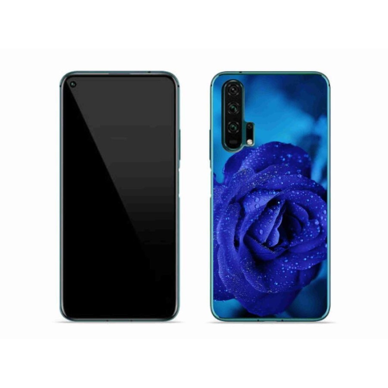 Gélový obal mmCase na mobil Honor 20 Pro - modrá ruža