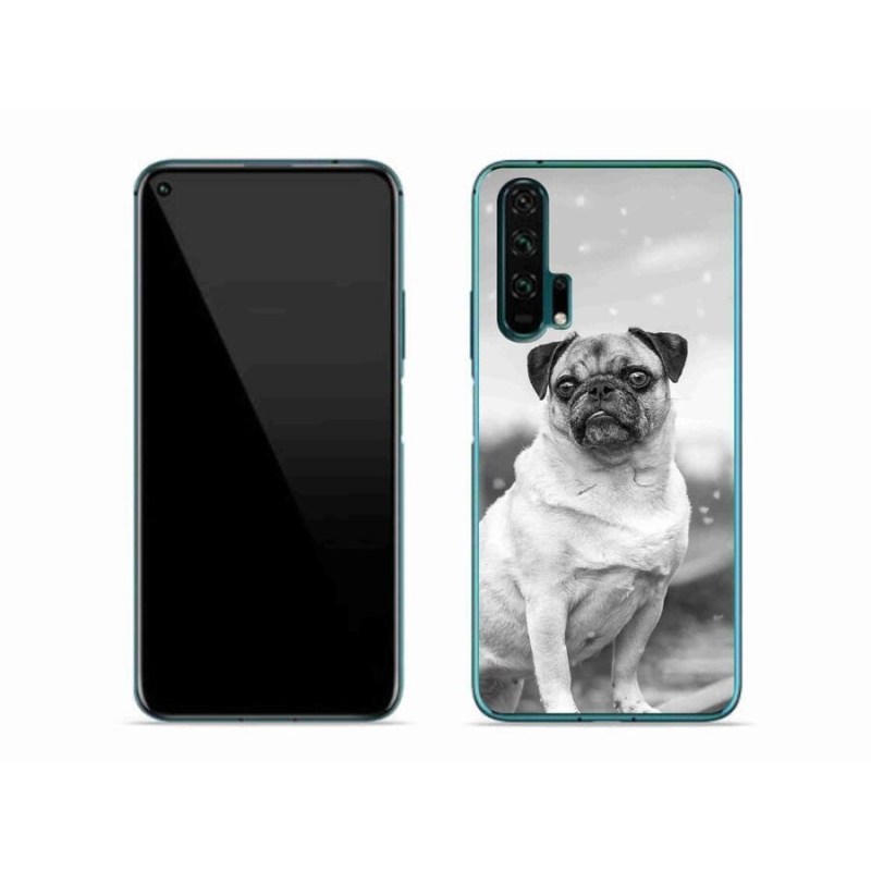 Gélový obal mmCase na mobil Honor 20 Pro - mops