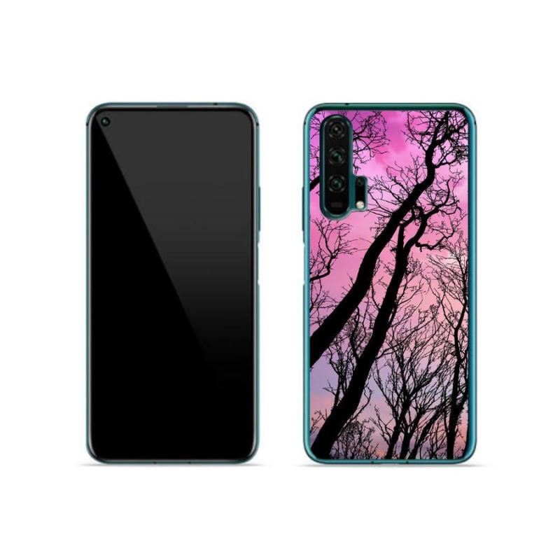 Gelový obal mmCase na mobil Honor 20 Pro - opadané stromy