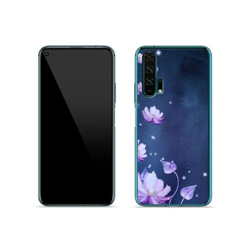 Gelový obal mmCase na mobil Honor 20 Pro - padající květy