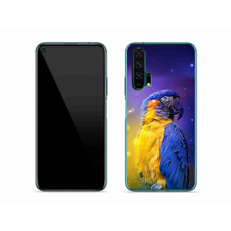 Gélový obal mmCase na mobil Honor 20 Pro - papagáj ara 1