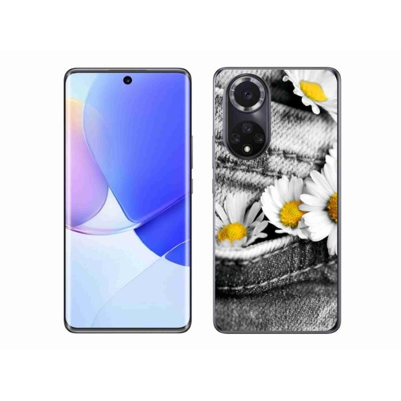 Gélový obal mmCase na mobil Honor 50 - margarétky