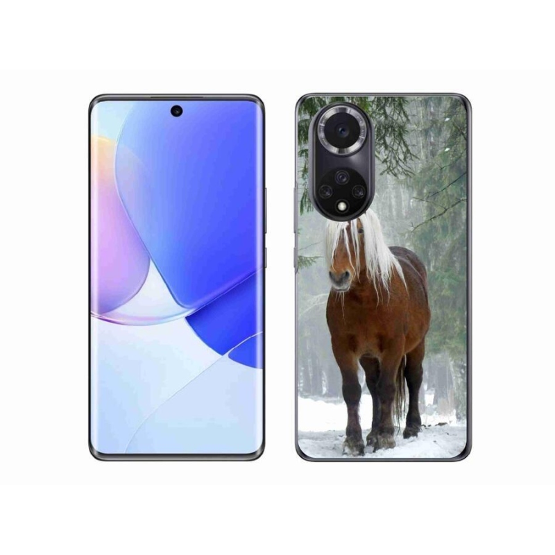 Gélový obal mmCase na mobil Honor 50 - kôň v lese