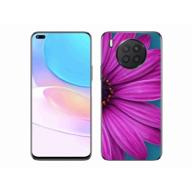 Gélový obal mmCase na mobil Honor 50 Lite - fialová margaréta