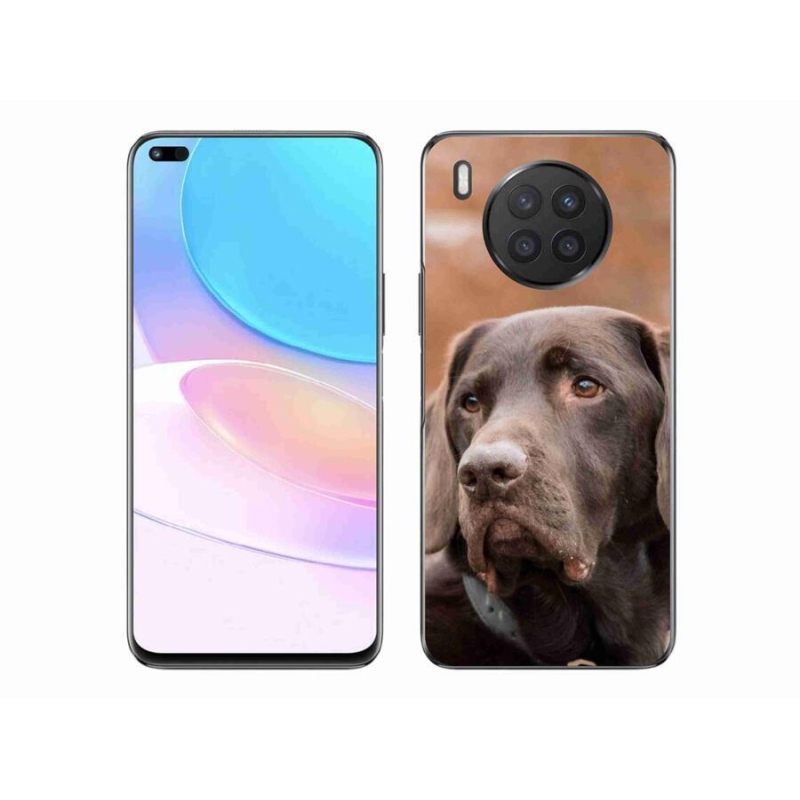 Gélový obal mmCase na mobil Honor 50 Lite - hnedý labrador