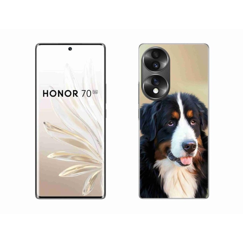 Gélový obal mmCase na mobil Honor 70 - bernský salašnícky pes