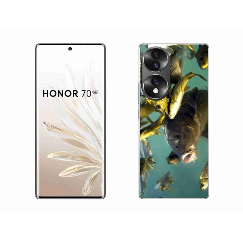 Gélový obal mmCase na mobil Honor 70 - kŕdeľ rýb