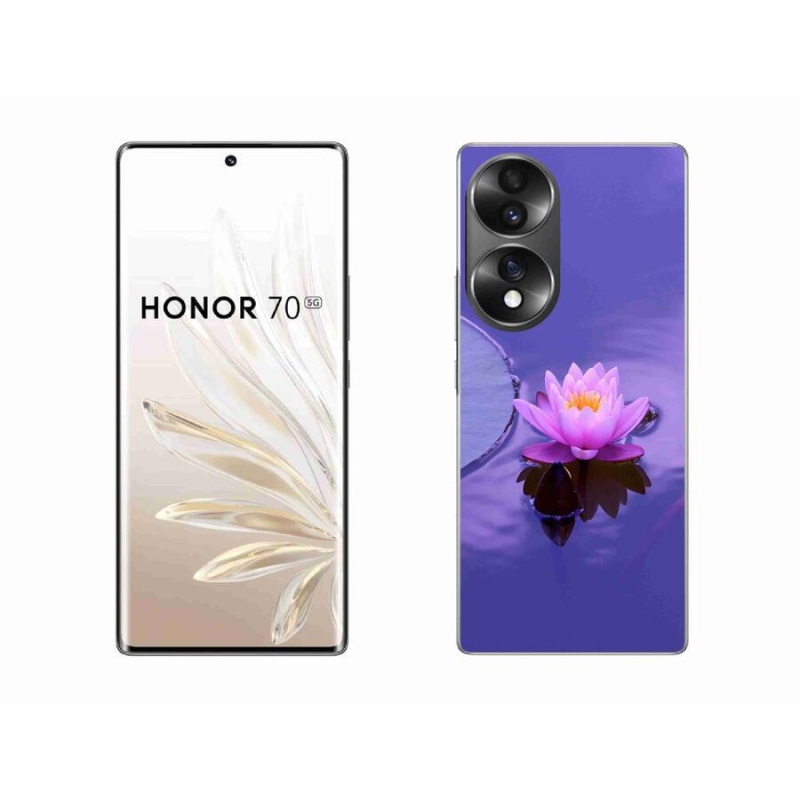 Gélový obal mmCase na mobil Honor 70 - kvet na hladine