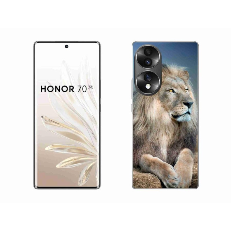 Gélový obal mmCase na mobil Honor 70 - lev 1