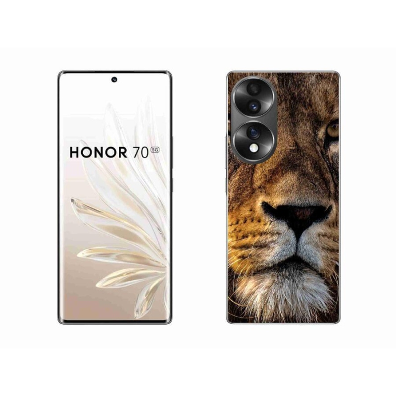 Gélový obal mmCase na mobil Honor 70 - lev