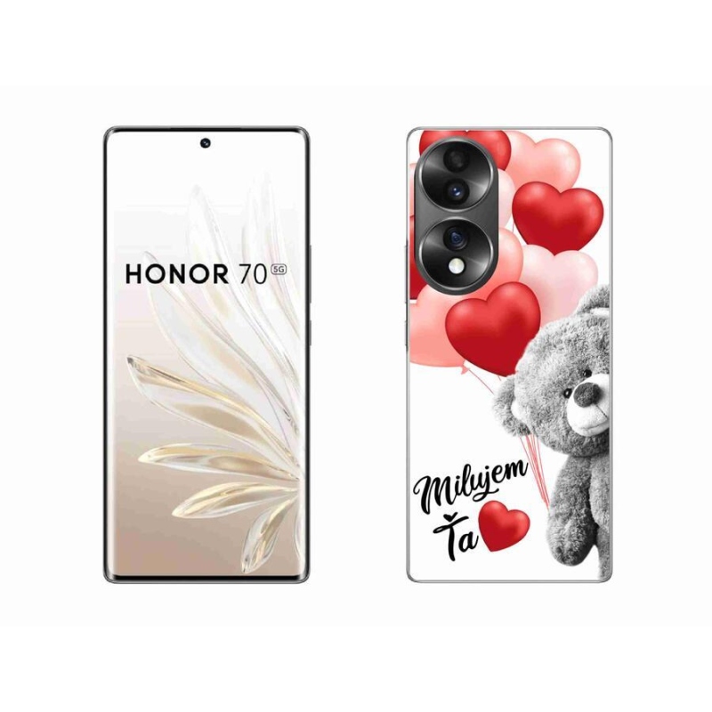 Gélový obal mmCase na mobil Honor 70 - milujem Ťa sk