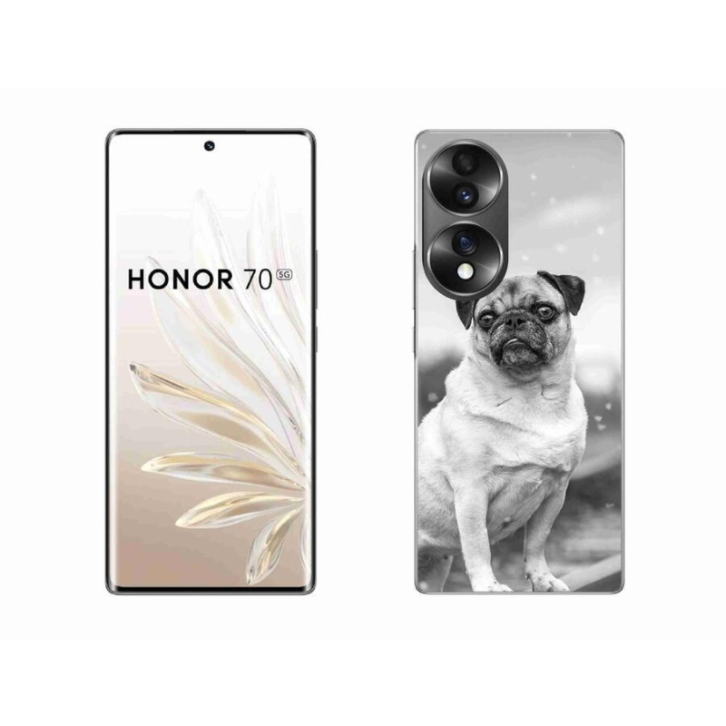 Gélový obal mmCase na mobil Honor 70 - mops