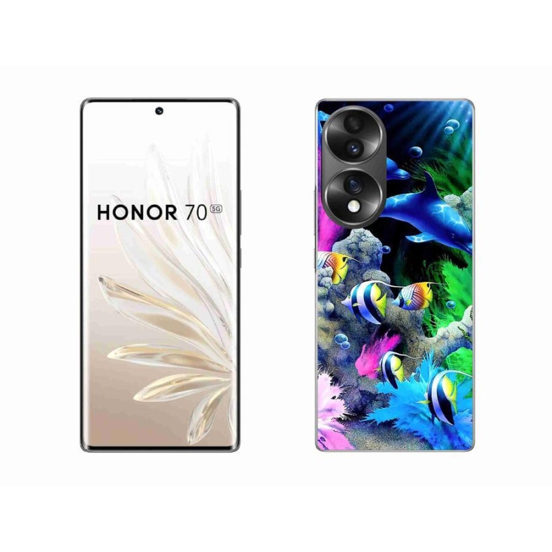 Gélový obal mmCase na mobil Honor 70 - morský svet