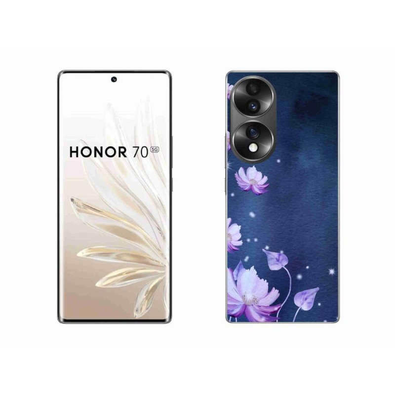 Gélový obal mmCase na mobil Honor 70 - padajúce kvety