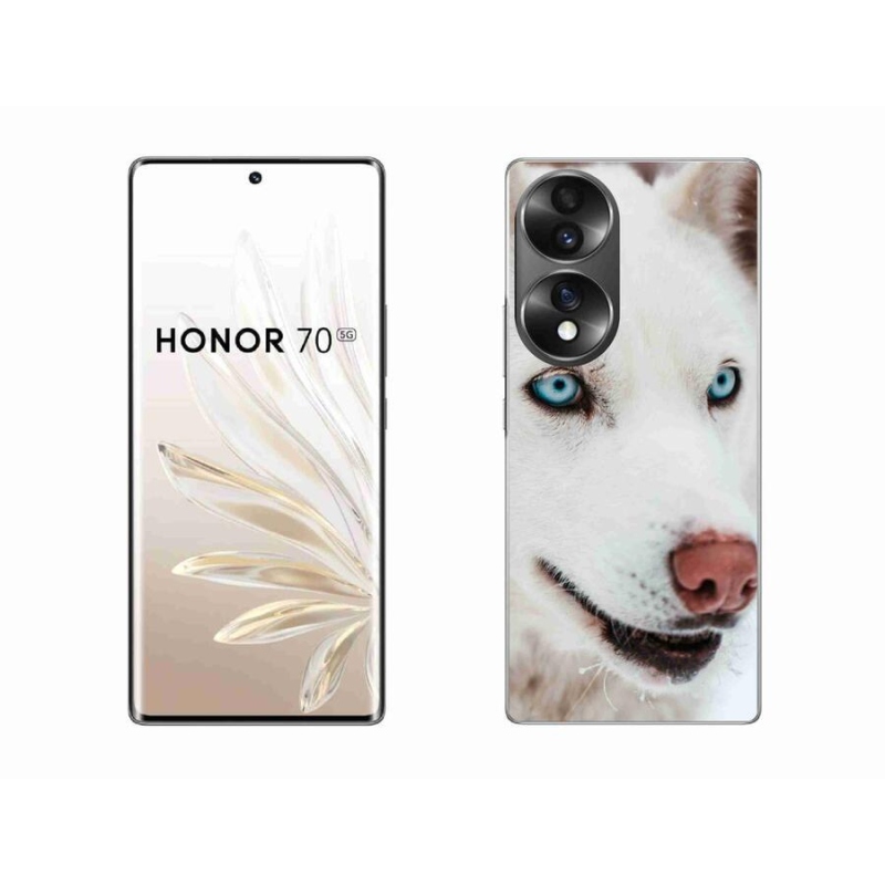 Gélový obal mmCase na mobil Honor 70 - psí pohľad