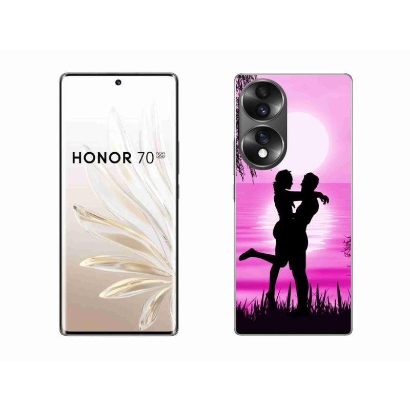 Gélový obal mmCase na mobil Honor 70 - západ slnka