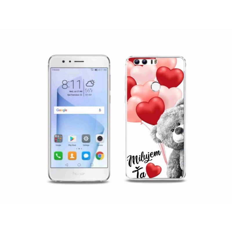 Gélový obal mmCase na mobil Honor 8 - milujem Ťa sk