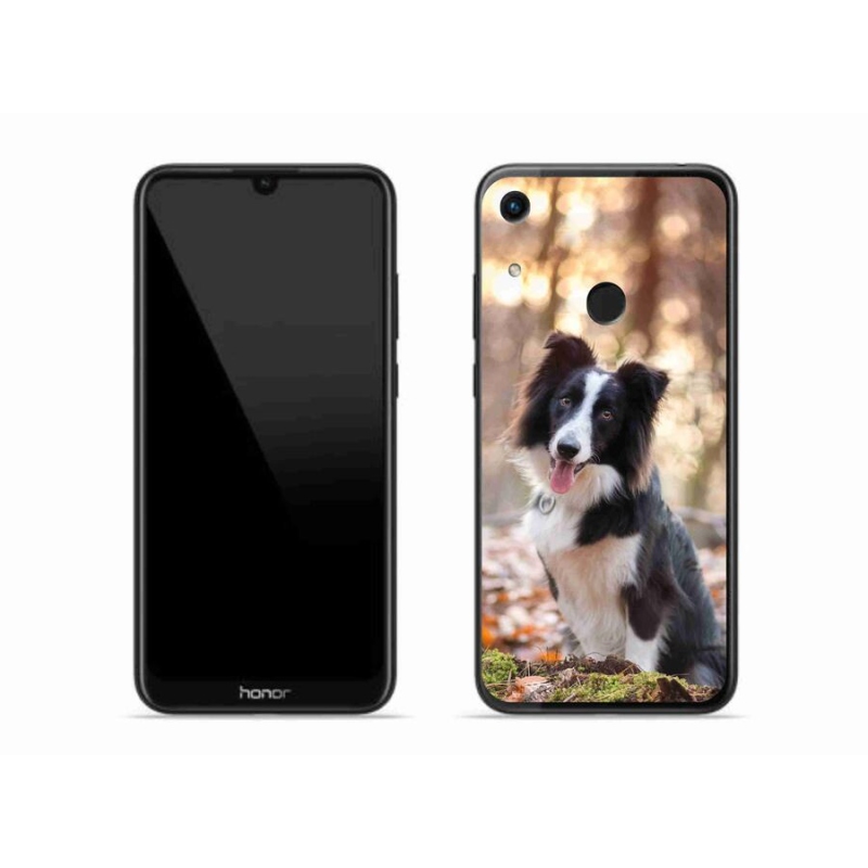 Gélový obal mmCase na mobil Honor 8A - border kólie 1