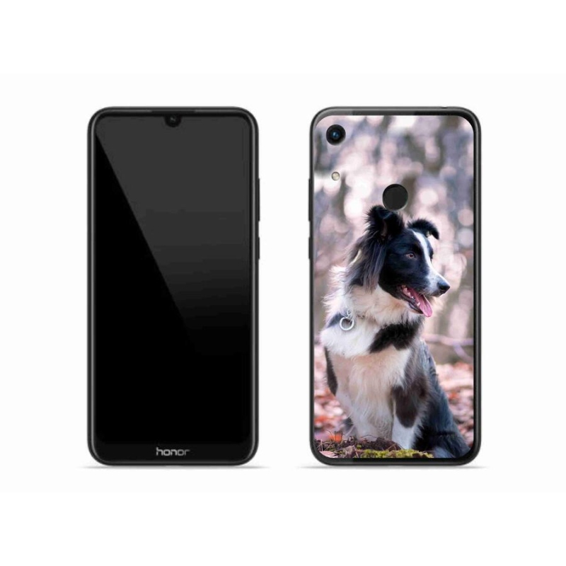 Gélový obal mmCase na mobil Honor 8A - border kólie 2