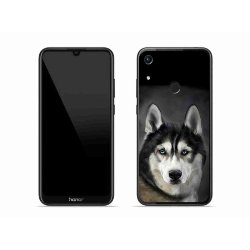 Gélový obal mmCase na mobil Honor 8A - husky