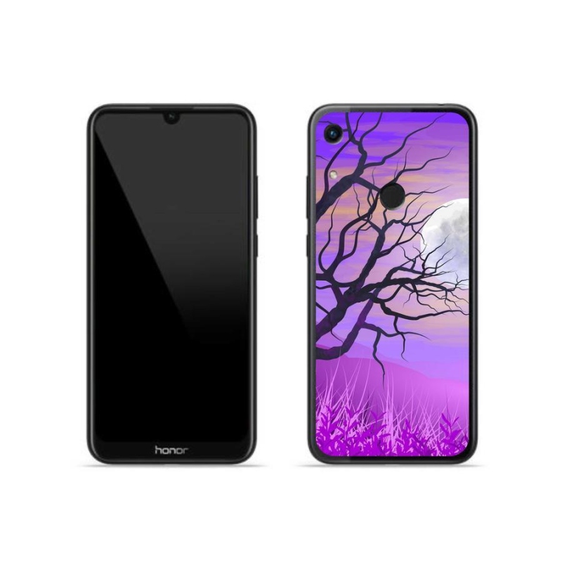 Gélový obal mmCase na mobil Honor 8A - kreslený opadané strom